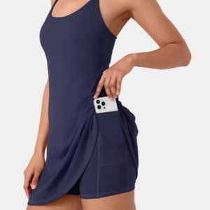 NWT - Halara 2 in 1 longer length Dress (with built in shorts)